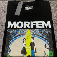 Morfem Tersesat di antariksa / Tshirt Morfem Kaos Band morfem Putih Bahan Cotton Combed 24s LEMBUT N