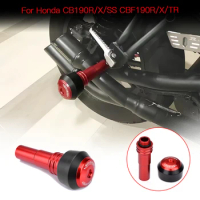 Motorcycle accessories Frame Exhaust Anti-Fall Sliders Crash Protection For Honda CB190R CB190SS CB190X CBF190R CBF190TR CBF190X