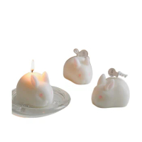 Private Label Soy Wax Candle Packaging Gift Set Cute Birthday Aromatherapy Rabbit Scented Novelty Candle