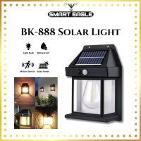 Solar Lampu Warm LED Solar Wall Light Outdoor Lighting Motion Sensor Automatic Night Light Lampu Sol