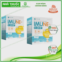 [Mua ngay tiết kiệm] (Mua 3hop Tang 1hop) Hỗ trợ Tăng cường sức đề kháng IMUNE GREEN