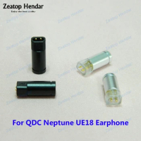 1Pair Hifi Earphone Male 2 Pin Audio Plug for QDC Neptune UE18 Headphone Wire DIY Connector 3.5mm / 4.5mm Cover Hole size