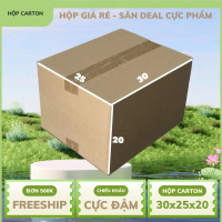 Combo 100 hộp carton gói hàng mã 30x25x20 cứng cáp