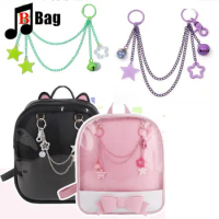 Ita Bag Chain Accessories decoration candy colors stars Bells adjustable DIY bag chain Hanging chain itabag the anime bag trend
