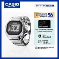 Jam Tangan Unisex Casio 50TH ANNIVERSARY CASIO RING WATCH CRW-001-1DR Digital