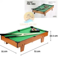 MEJA BILLIARD MINI POOL TABLE TABLETOP BILLIARD BOARD GAME BAHAN KAYU BERKUALITAS TINGGI BOLA HADIAH