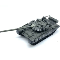 1:72 Russian T-72B3 Main Battle Tank New Barrel Tank Model Simulation Collectible Military Ornament