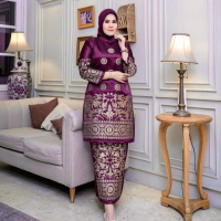 (FREE HIJAB)MO-New Set Baju Kurung Bordir 5- Baju Kurung Modern - Kebaya Modern - Kebaya Baju Kurung