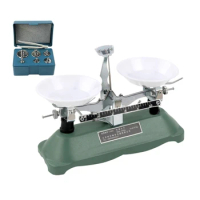 Mechanical Tray Balance Scale with Dual Tray Tweezers and Various Calibration Weights Table Mechanical Balance Scale Y3NC