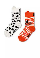 Happy Socks 2-Pack Cat & Dog Kids Socks