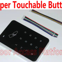 Super Touchable acrylic case Code+ID Card standalone access control machine,RFID EM ID card 125KHz,Door control standard machine