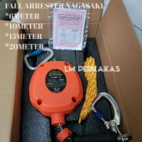 Fall  Arrester Nagasaki 6m 10m 15m 20m Retractable Fall Arrester -20 meter