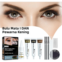 Set Pewarna Alis dan Bulu Mata EELHOE Anti-Peluh, Tidak Luntur, Tidak Mengotori Set Pewarna Bulu Mat