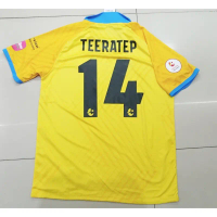 ของแท้ ป้ายห้อย เสื้อแข่ง ลีซอ POLICE TERO FOOTBALL CLUB สโมสร โปลิศ เทโร 2020/21 ธีรเทพ วิโนทัย 14 