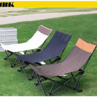 Camping Chair Outdoor Portable Ultra-light Metal Folding Chair Nature Hike Beach Relaxing Backrest Fishing Recliner Supplies