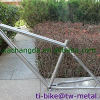 Cheap titanium road bike frame with breeze dropouts, XACD titanium bicycle frame 700C wheel, hot sale titanium frame