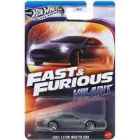 Aston Martin DB9, Xe Đua Hot Wheels Màu Xám, Nhanh & Bạo Lực, Năm 2005