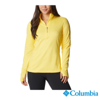 Columbia 哥倫比亞  女款-防曬50快排刷毛半開襟上衣金黃 UAR57820GD /FW22