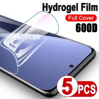 5PCS Hydrogel Film For Xiaomi 12 Lite 12T Pro 12X Screen Gel Protector For Xiaomi12Pro Xiaomi12Lite Xiaomi12t Not Safety Glass