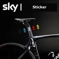 2PCS Sky Sticker for Road Bike Mountain Bicycle MTB Frame Cycling Decals Small Mark cycling accessories