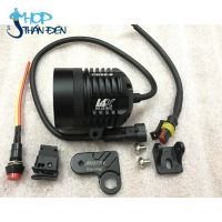 [Mẫu mới] Đèn Trợ Sáng L4X Cree Loại 1 Chống Nước Tuyệt Đối Full Phụ Kiện + Len Chụp Vàng