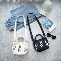 Slingbag Tas Selempang Mini Kanvas GRL PWR Totebag