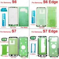 LCD Display Screen Glue Back Battery Cover Sticker Camera Lens Waterproof Adhesive Tape For Samsung Galaxy S6 S6 Edge S7 S7 Edge