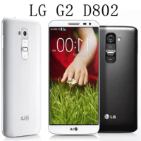 Unlocked Original LG G2 D802 4G LTE Mobile Phone 5.2'' Screen 2GB+32GB 13MP+2.1MP CellPhone A-GPS Qu