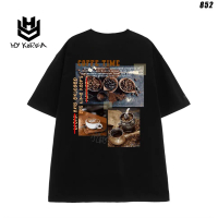 Áo thun tay lỡ nam nữ form rộng Cofee Time 852 HY KOREA