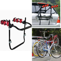3-Bicycle Sturdy Arm Trunk Mount Bike Carrier Rack Hatchback Rear Holder for AUTO SUV &amp; Car /Roof rack