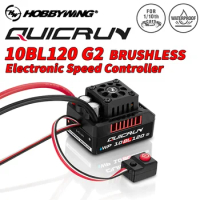 HOBBYWING QuicRun WP 10BL120 G2 120A Sensorless Brushless ESC for 1/10 RC Model Car Buggy Racing Accessories