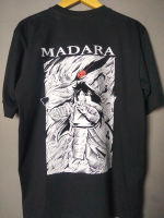 Bahan Adem Banget! Kaos Madara Uchiha Black & White PRIA WANITA