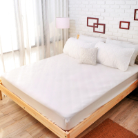 亞曼達Amanda 100%防水透氣抗菌保潔墊 -床包式雙人加大 (白色)