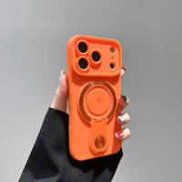 ที่ยึดแม่เหล็กดูด, การออกแบบสายฟ้า, เข้ากันได้กับ iPhone 17promax, เคสโทรศัพท์มือถือ, iPhone16/15/14