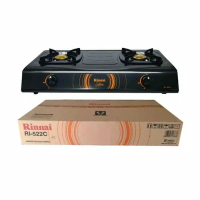 Kompor Gas 2 Tungku RINNAI RI-522C / RI522C TEFLON