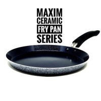 TERLARIS MAXIM NEOSTONE CREPIERE FRYPAN CREPES MARBLE CERAMIC ANTI LENGKET 25CM