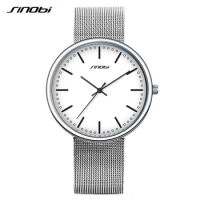 SINOBI Brand Men Luxury Watches Men's Simple Style Quartz Clock Wristwatches Neutral erkek kol saati montres homme horloge heren