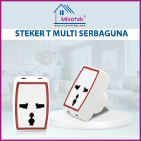 Mikotek Steker T Multi Colokan Listrik Serbaguna 3 Lubang MT-7667