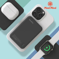 Meet Mind 5000mAh 直插式行動電源 (Type-C頭+Type-C自帶線)-雪白