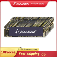 AOLUSKA 10PCS M2 SSD NVMe 256GB 512GB 1TB 128GB 2280 PCIe SSD Internal Solid State Drive For Laptop Desktop PC SSD M.2 Hard Disk