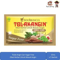 Tolak Angin Cair Sugar Free - 15mL - 1 box (5 sachet)
