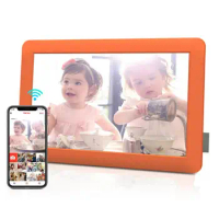 10.1-inch Phone Electronic Photo Frame LCD Screen 16GB Touch Control Auto-Rotate Smart WiFi Digital Photo Frame