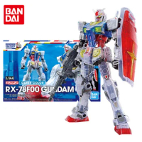 Bandai Genuine Gundam Model Kit Anime Figure HG RX78F00 Clear Color Collection Gunpla Anime Action Figure Toys for Children