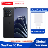 Global Version OnePlus 10 Pro 10pro 5G 12GB 256GB Snapdragon 8 Gen 1 80W Charging 6.7 ''120 Hz AMOLED Display