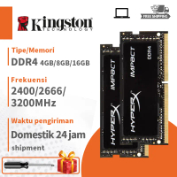 RAM DDR4 Laptop, Kingston Hyperx Impact, Memori SOIDMM, Tersedia dalam 4GB, 8GB, 16GB, 2133Mhz, 2400