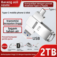 [4-in-1] Flashdisk OTG Universal 2TB 1TB Dual Interface Type-C & iOS USB 3.0 High Speed untuk Semua 