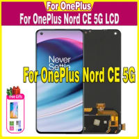 6.43 "100% Tested AMOLED for OnePlus Nord CE 5G LCD EB2101, EB2103 Display Touch Screen Digitizer Replacement Parts