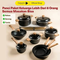 Debellin Premium Cookware Set - Absolute Granite Zehn Package abu abu