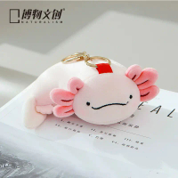 National Geographic Creative Axolotl Hexagonal Dinosaur Plush Doll Headphone Storage Cute Bag Backpa
