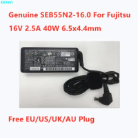 Genuine SEB55N2-16.0 16V 2.5A 40W AC Adapter For Fujitsu Laptop Power Supply Charger
